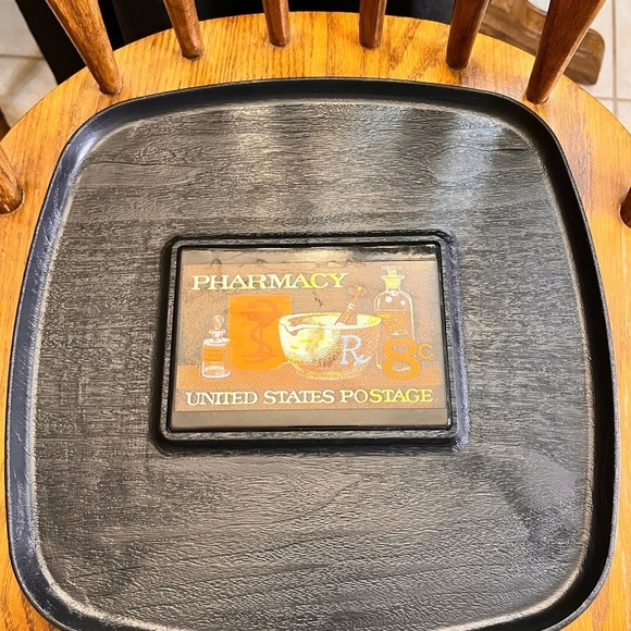 Westwood Thermo-Serv Serving Tray featuring the 1972 U.S Pharmacy Postage Stamp - Picture 9 of 12